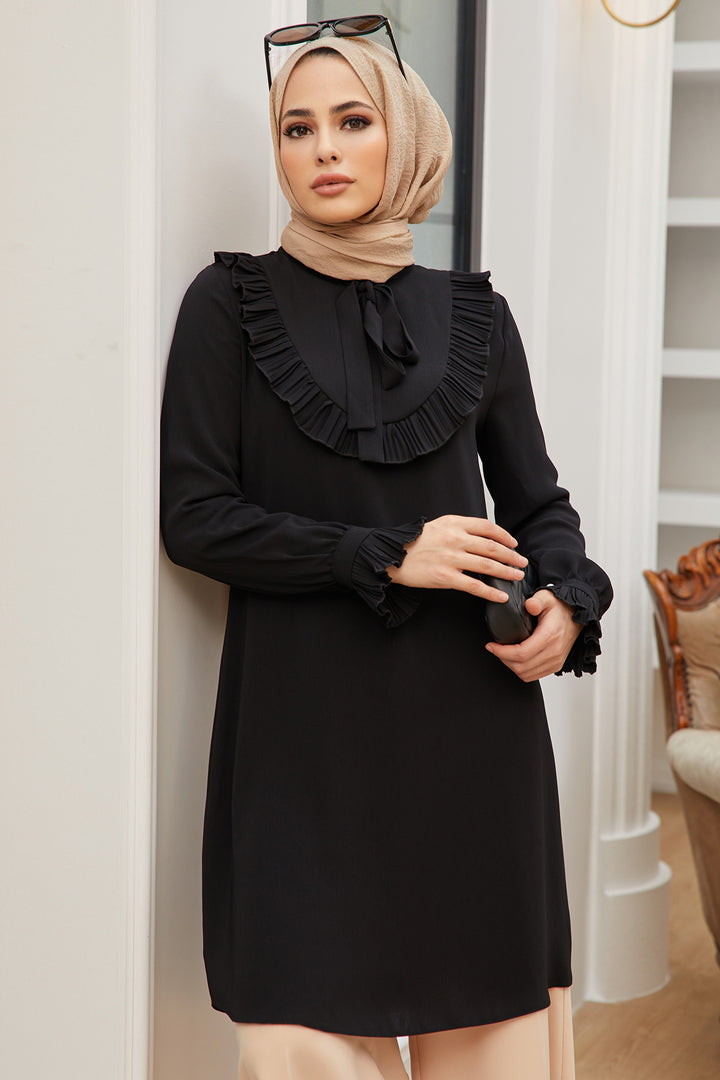 ZRF Women River Bow Tunik - Black - Nampa