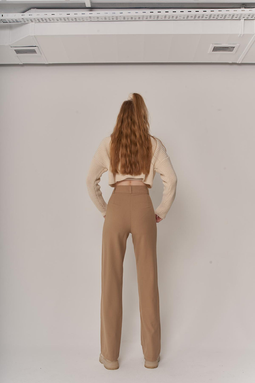 HLLY Women Good Pants Beige - Cassino