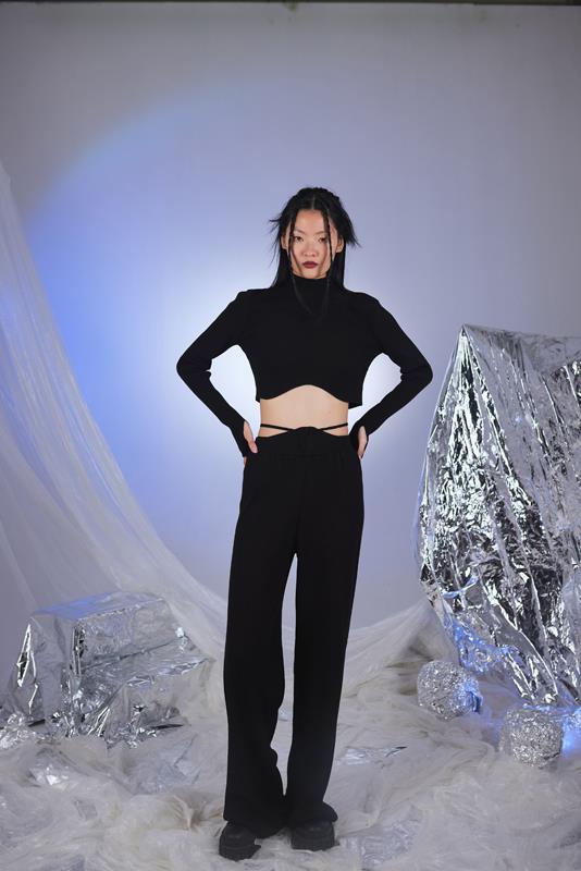 HLLY Women Feels Pants Black - Granadilla de Abona