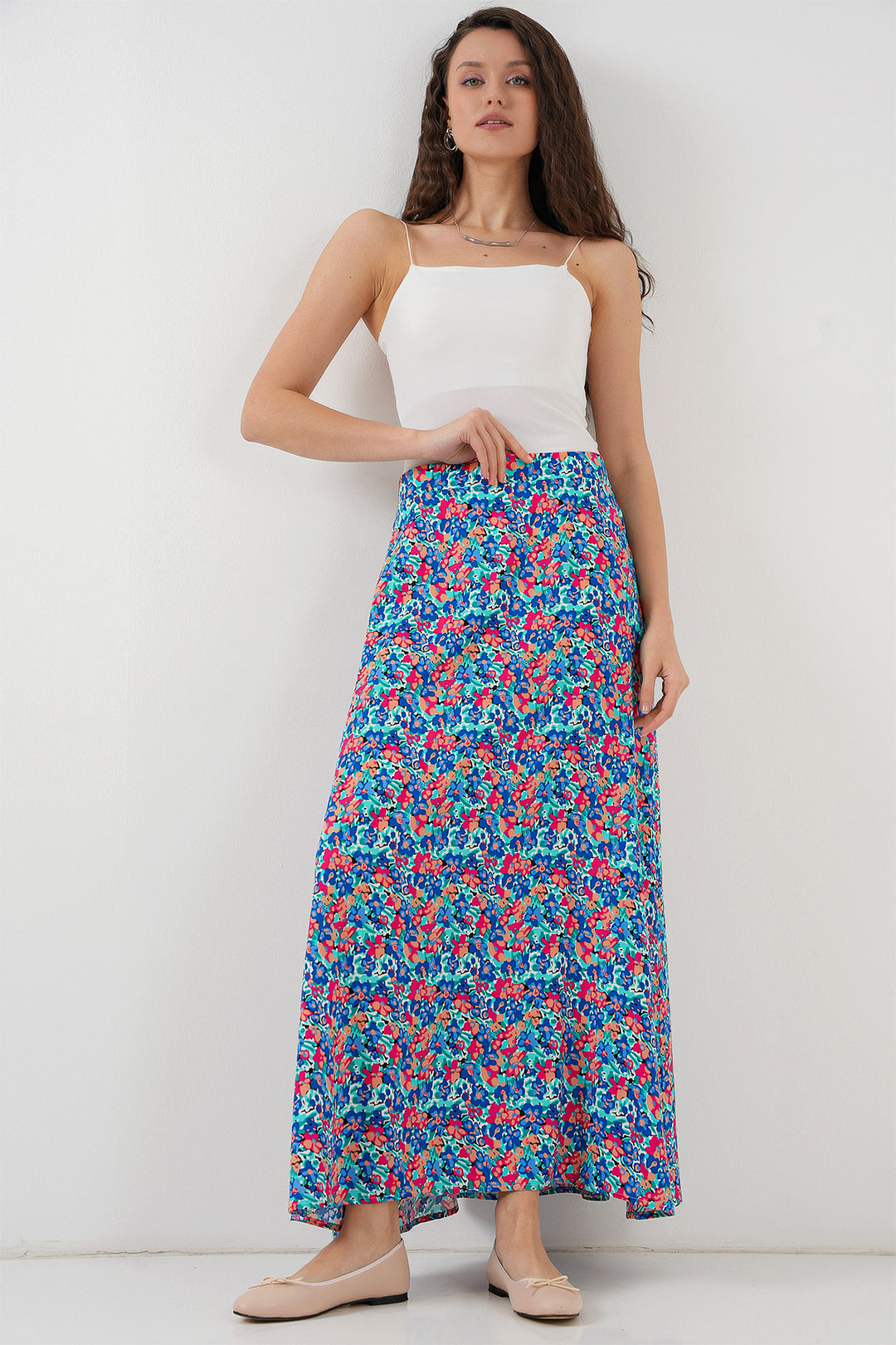 BGD Women Patterned Viscose Skirt - Multi-colored - Inver Grove Heights