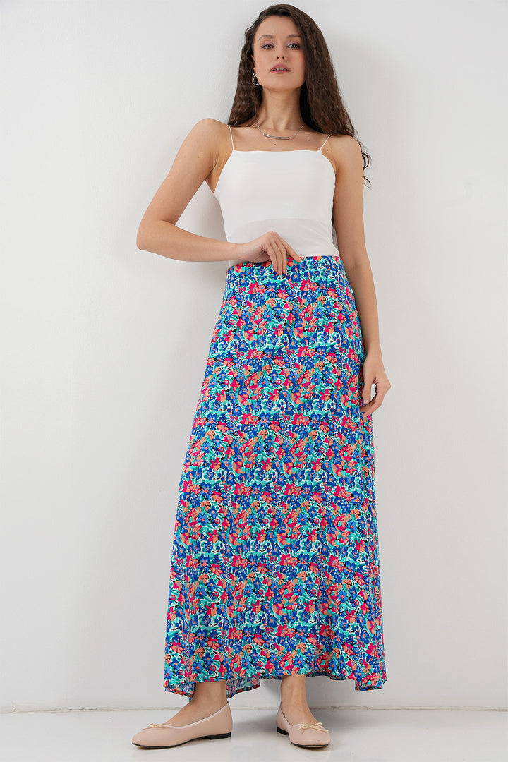 BGD Women Patterned Viscose Skirt - Multi-colored - Inver Grove Heights