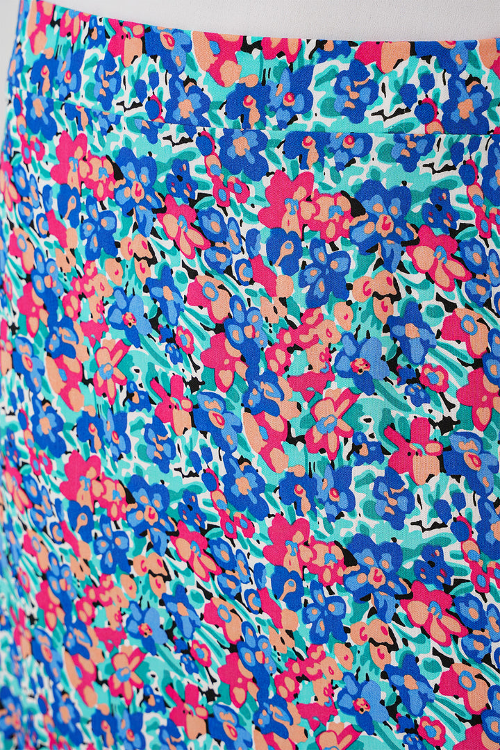 BGD Women Patterned Viscose Skirt - Multi-colored - Inver Grove Heights