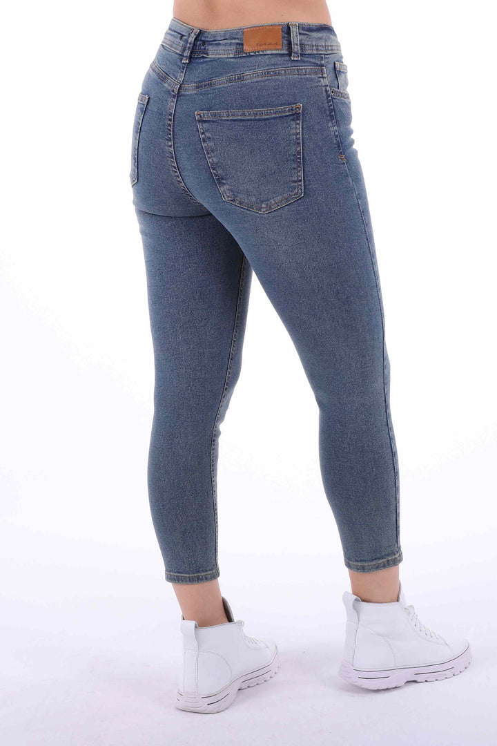 XLJ High Waisted Short Skinny Jean Mixed - Acton