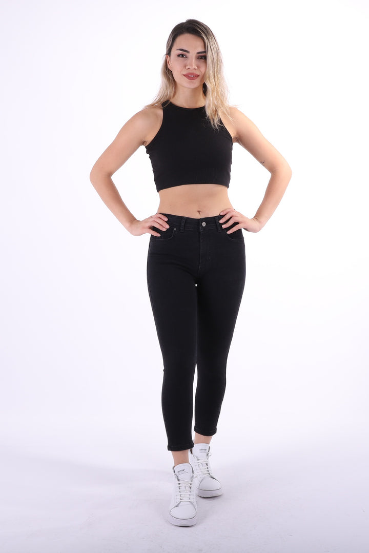 XLJ High Waisted Short Skinny Jean Mixed - Calumet City