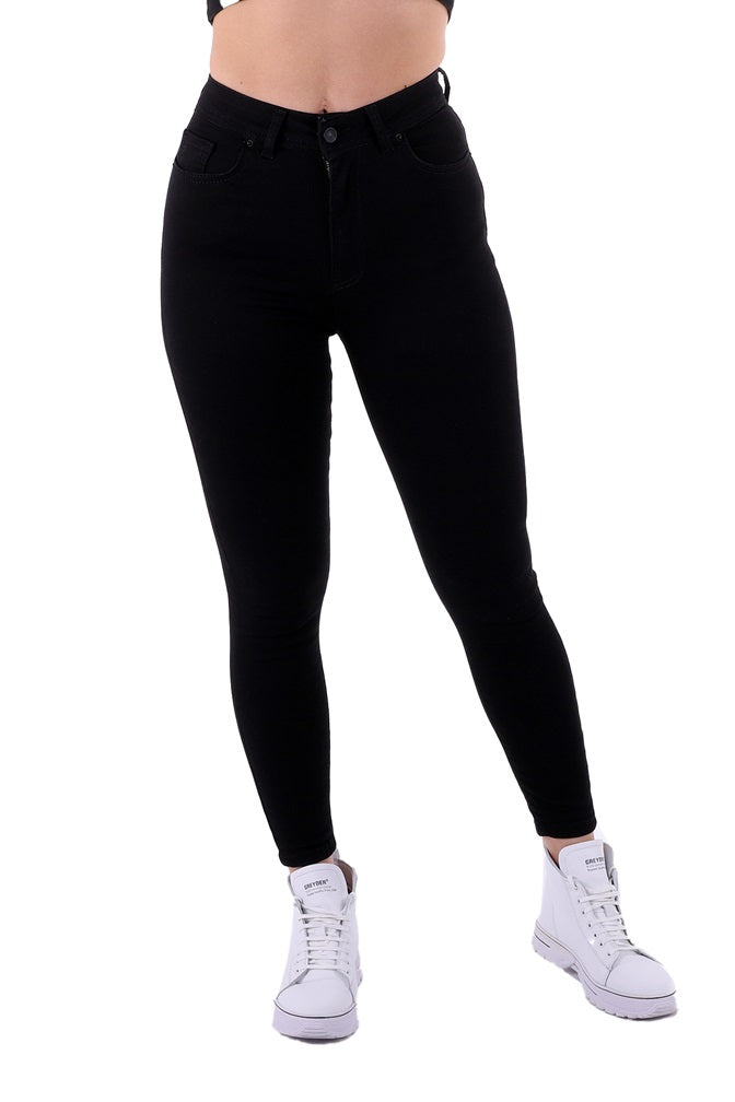 XLJ High Waisted Ankle Length Skinny Jean Mixed - Durango