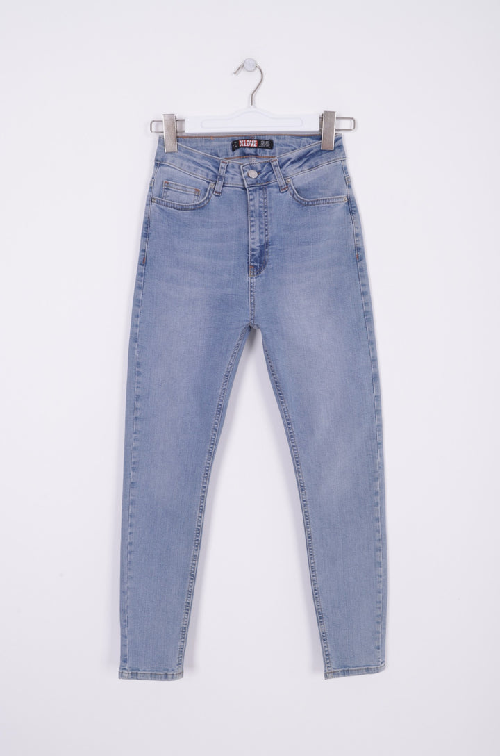 XLJ High Waisted Ankle Length Skinny Jean Mixed - Colombes