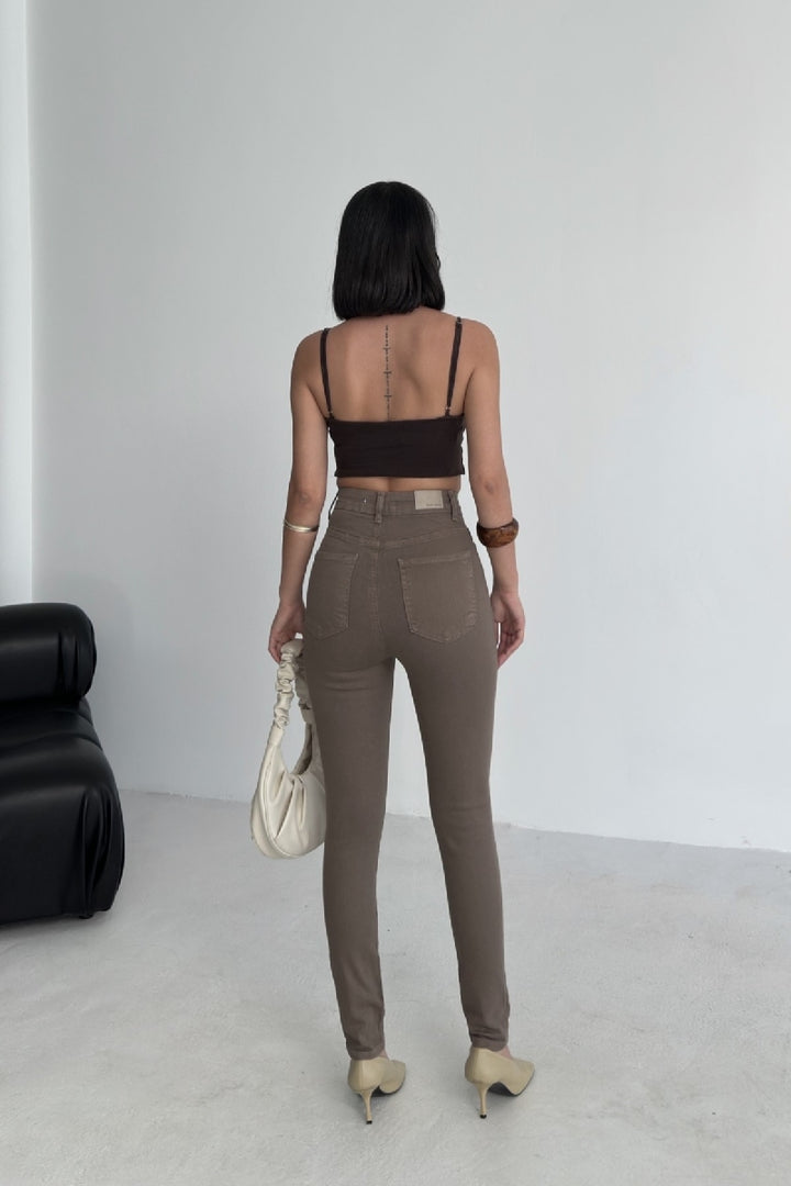 XLJ High Waisted Ankle Length Skinny Jean Mixed - Pontiac