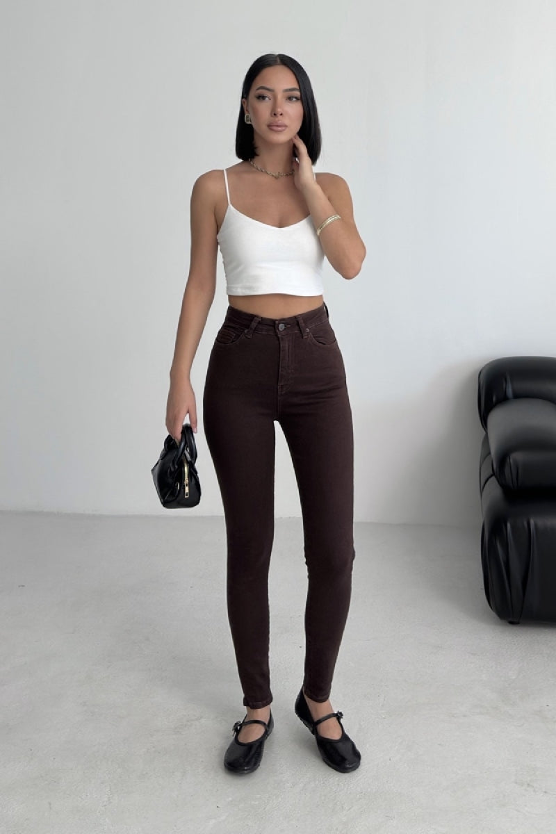 XLJ High Waisted Ankle Length Skinny Jean Mixed - San Donà di Piave