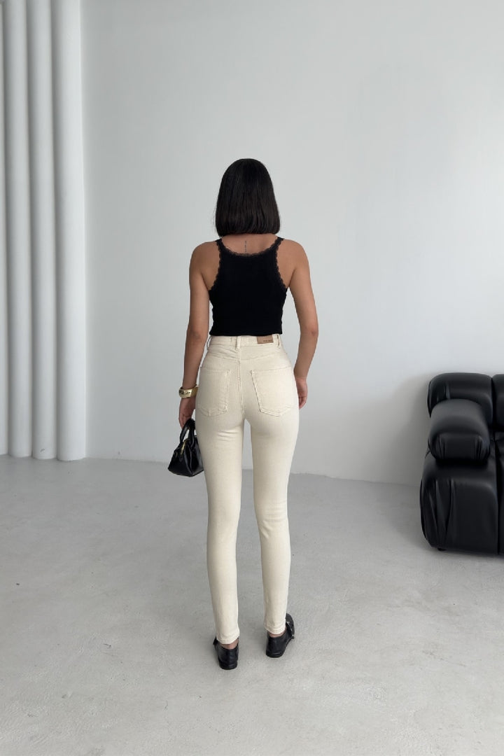 XLJ High Waisted Ankle Length Skinny Jean Mixed - Austin