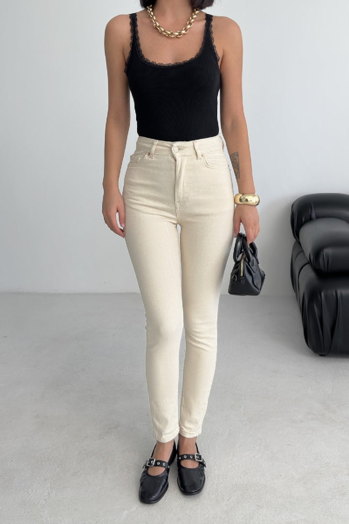 XLJ High Waisted Ankle Length Skinny Jean Mixed - Austin