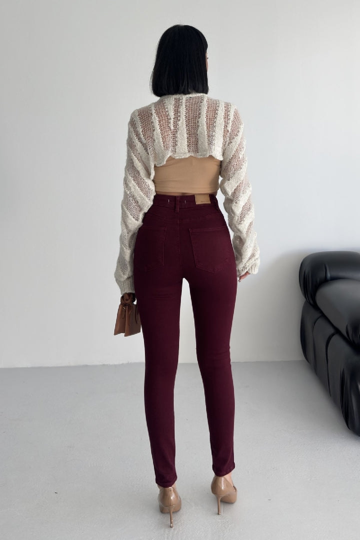 XLJ High Waisted Ankle Length Skinny Jean Mixed - Ancona