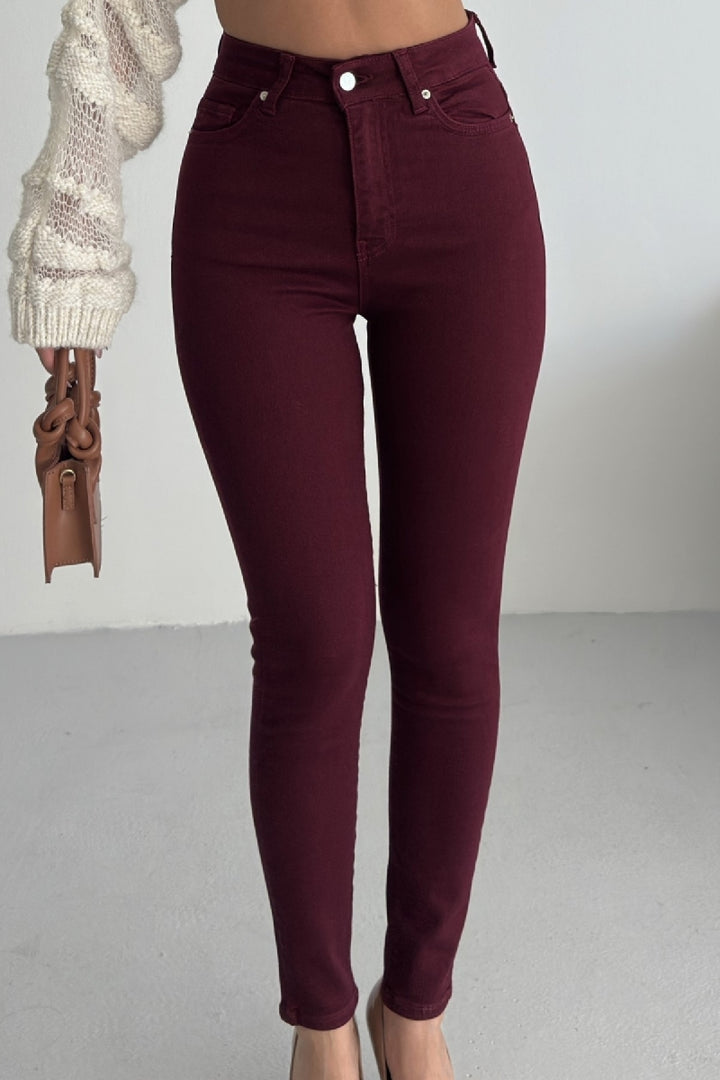 XLJ High Waisted Ankle Length Skinny Jean Mixed - Ancona