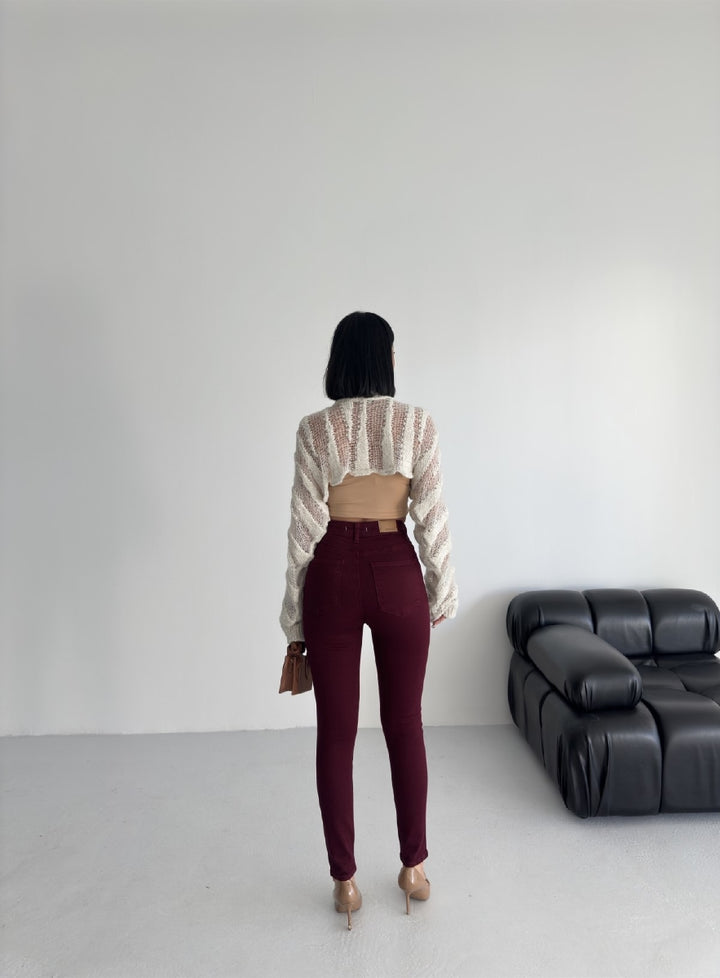 XLJ High Waisted Ankle Length Skinny Jean Mixed - Ancona
