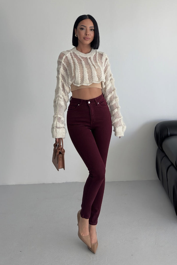 XLJ High Waisted Ankle Length Skinny Jean Mixed - Ancona