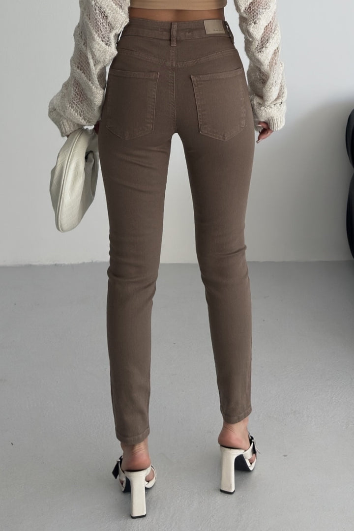 XLJ High Waisted Skinny Ankle Length Jean Mixed - Alafaya