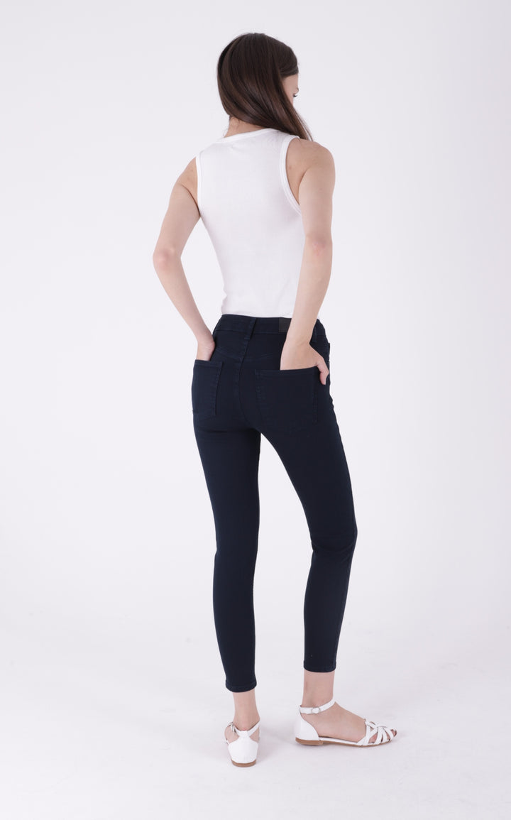 XLJ High Waisted Skinny Ankle Length Jean Mixed - Valence