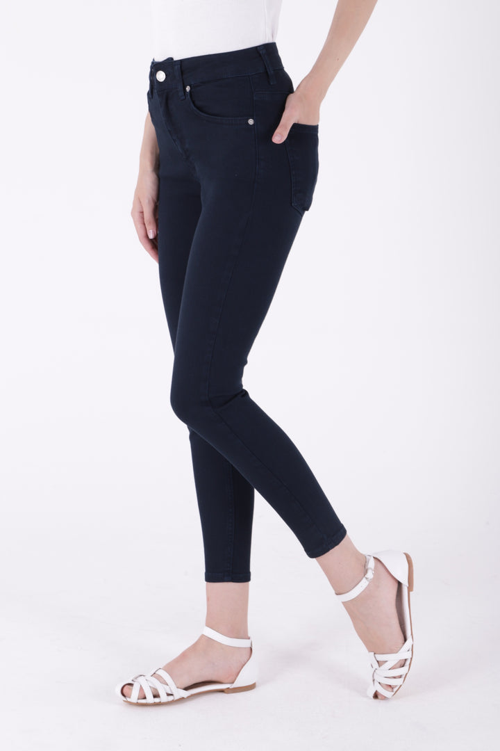 XLJ High Waisted Skinny Ankle Length Jean Mixed - Valence