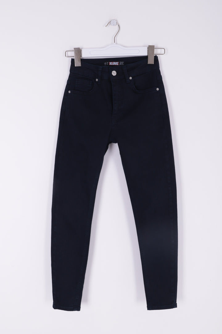 XLJ High Waisted Skinny Ankle Length Jean Mixed - Valence
