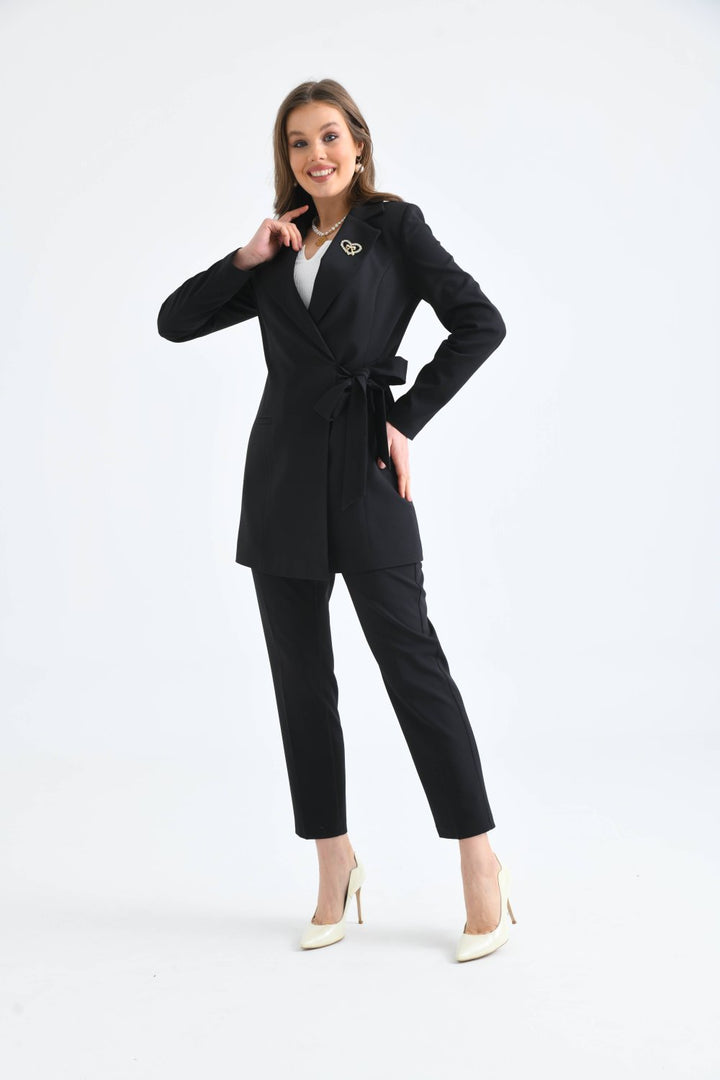 NDL Women Tailored Women's Suit Black - Chieri