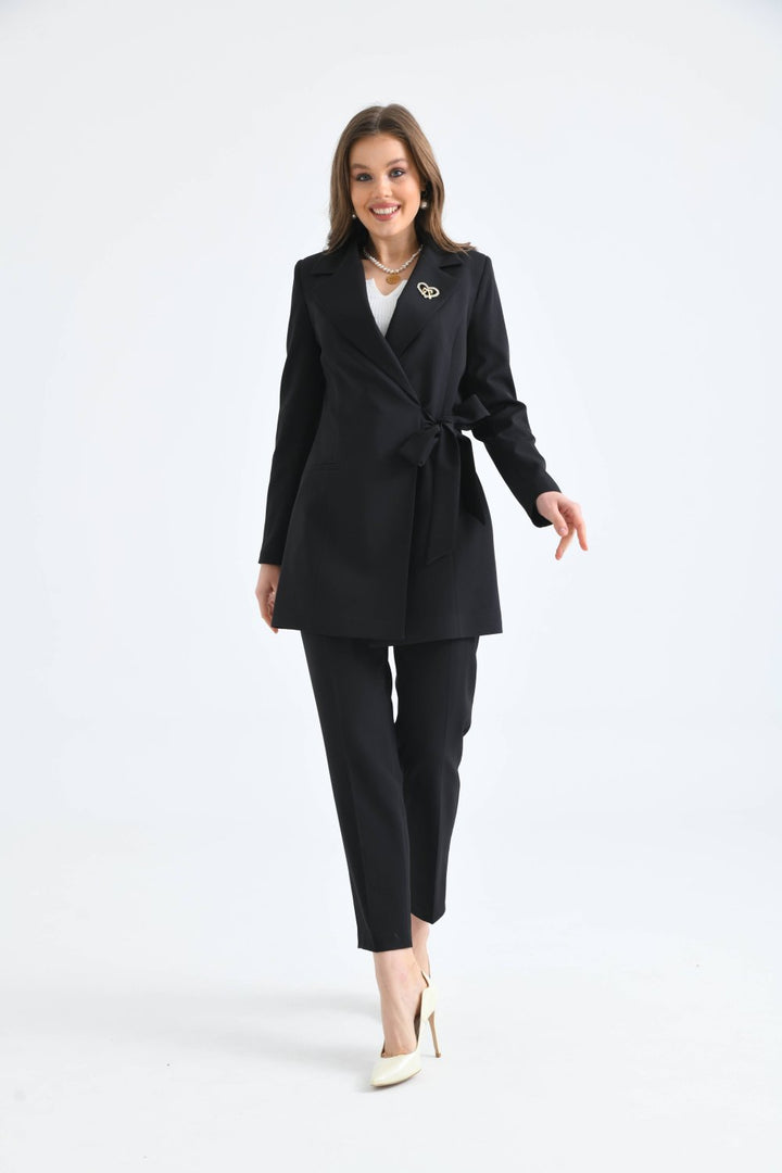 NDL Women Tailored Women's Suit Black - Chieri