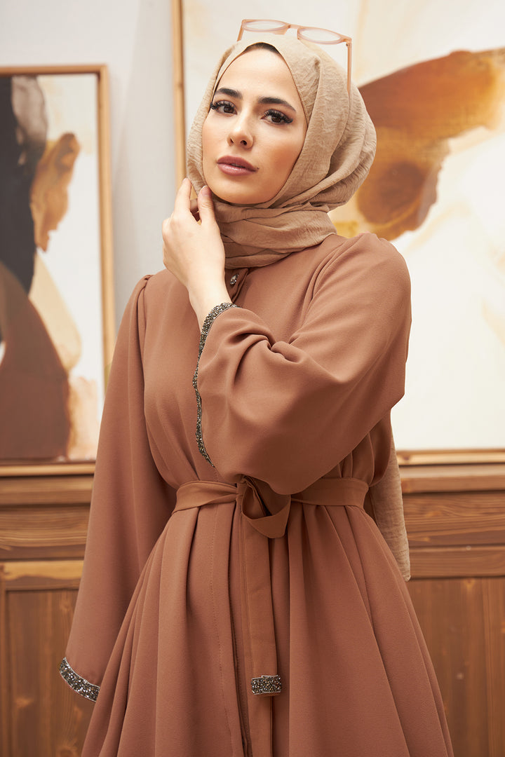 ZRF Women Spanish Flared Pants Tunic Set - Camel - Luton