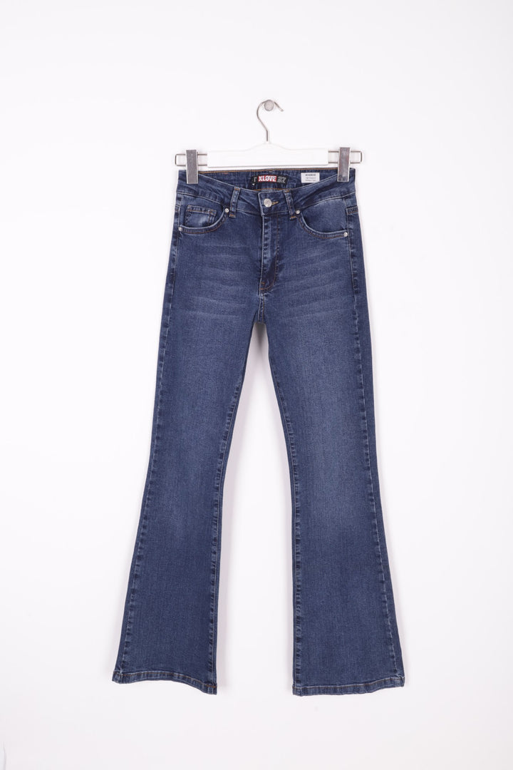 XLJ High Waisted and Flared Leg Skinny Jean Mixed - Settimo Torinese