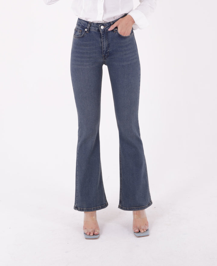 XLJ High Waisted and Flared Leg Skinny Jean Mixed - Polatsk