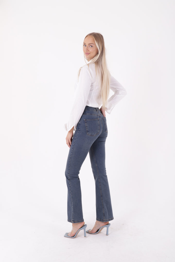 XLJ High Waisted and Flared Leg Skinny Jean Mixed - Polatsk