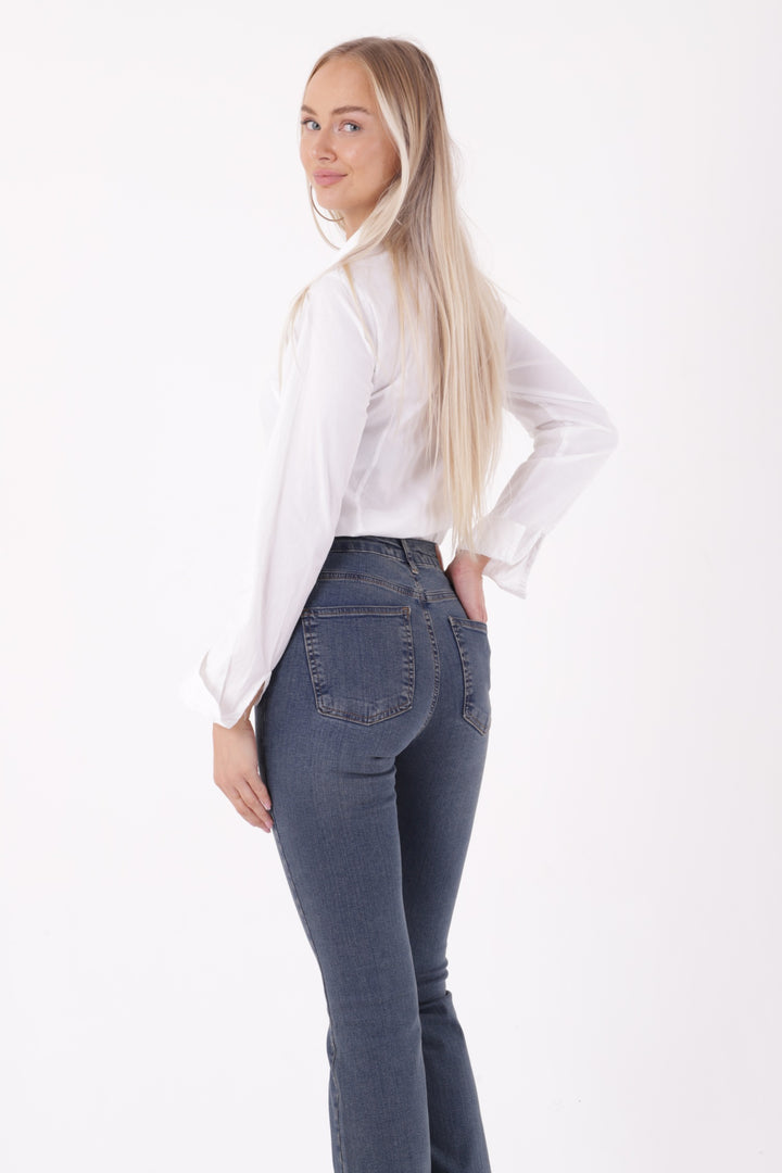 XLJ High Waisted and Flared Leg Skinny Jean Mixed - Polatsk