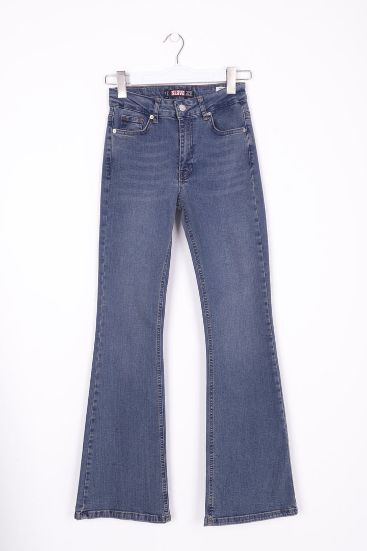 XLJ High Waisted and Flared Leg Skinny Jean Mixed - Polatsk