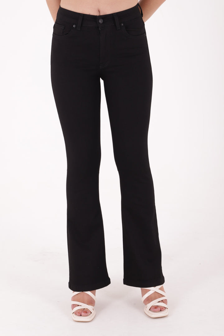 XLJ High Waisted and Flared Leg Skinny Jean Mixed - Istog