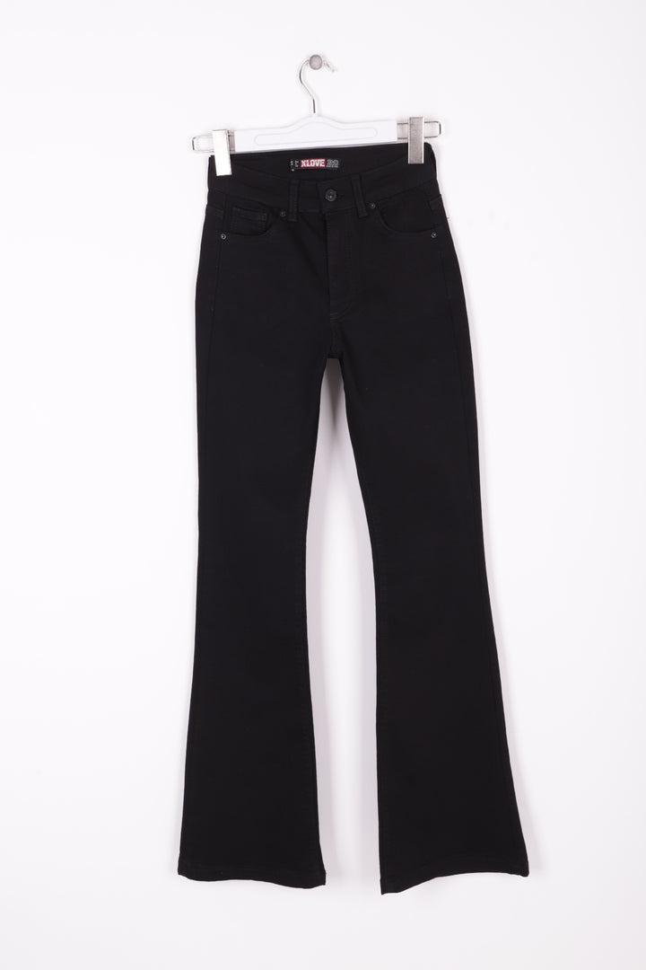 XLJ High Waisted and Flared Leg Skinny Jean Mixed - Istog