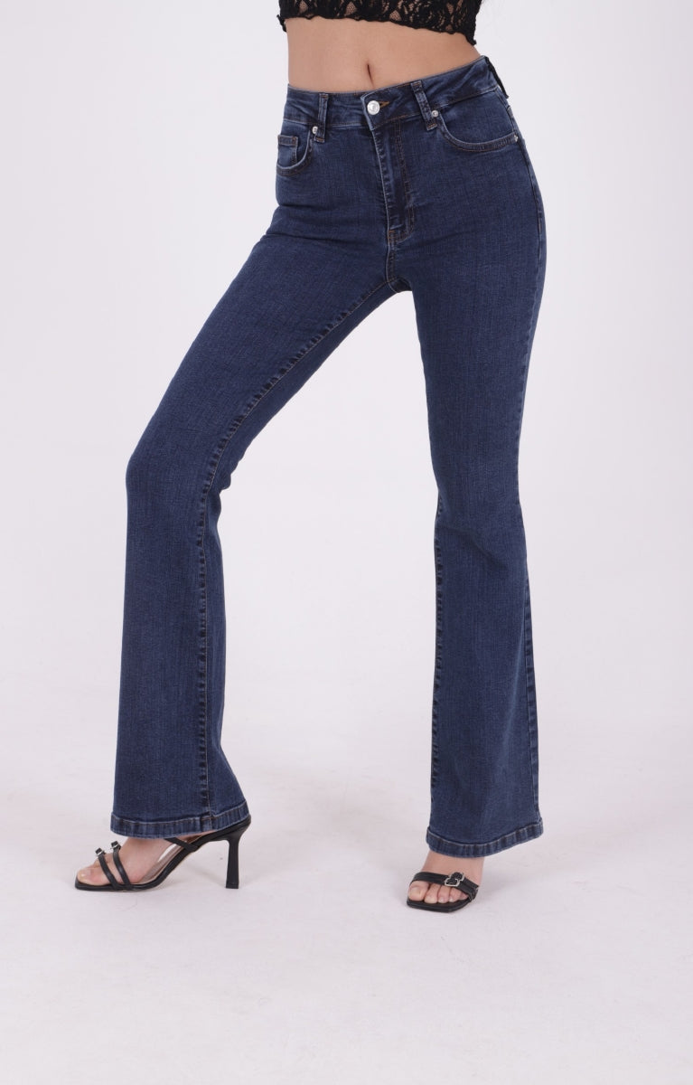 XLJ High Waisted and Flared Leg Skinny Jean Mixed - Besançon