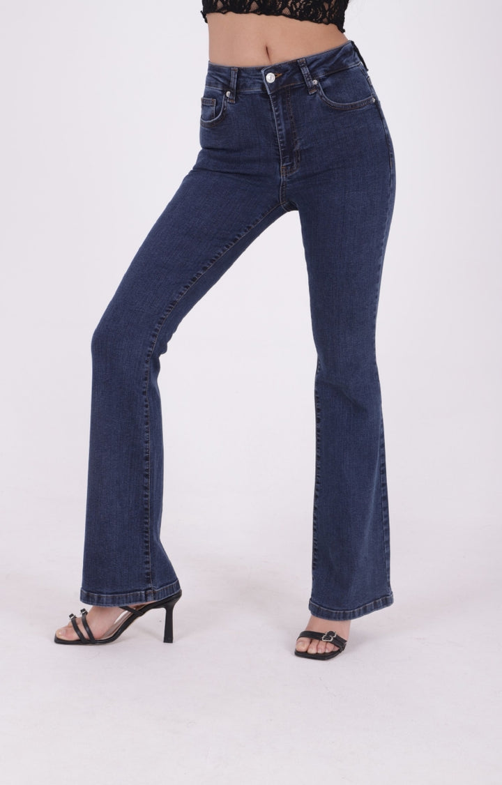 XLJ High Waisted and Flared Leg Skinny Jean Mixed - Besançon