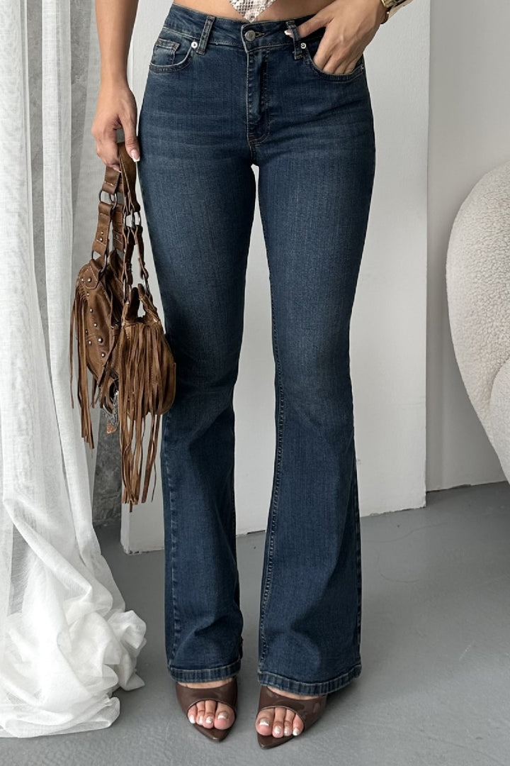 XLJ High Waisted and Flared Leg Skinny Jean Mixed - Dunfermline