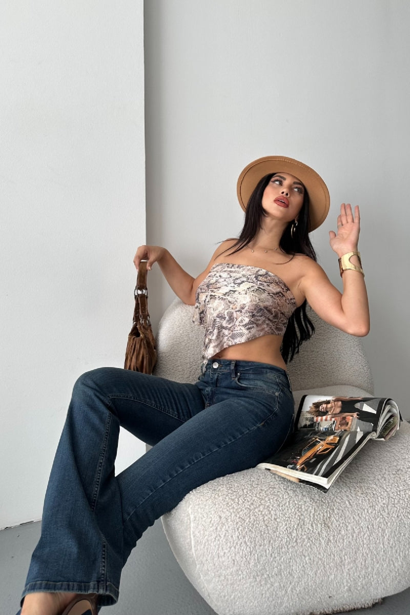 XLJ High Waisted and Flared Leg Skinny Jean Mixed - Dunfermline