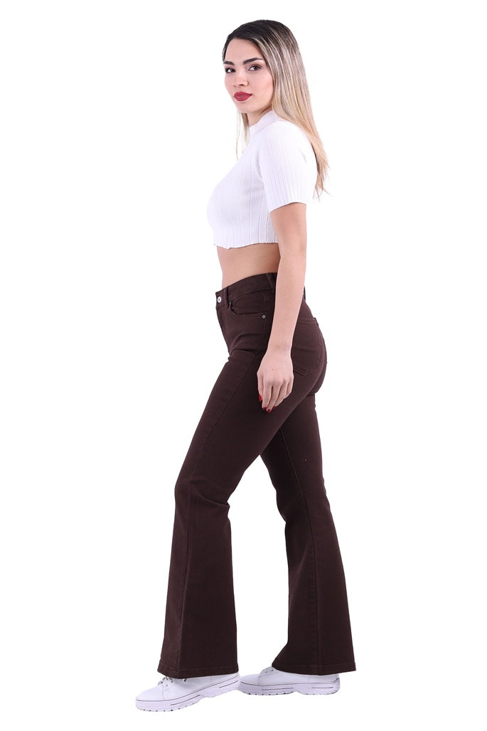 XLJ High Waisted and Flared Leg Skinny Jean Mixed - Bootle