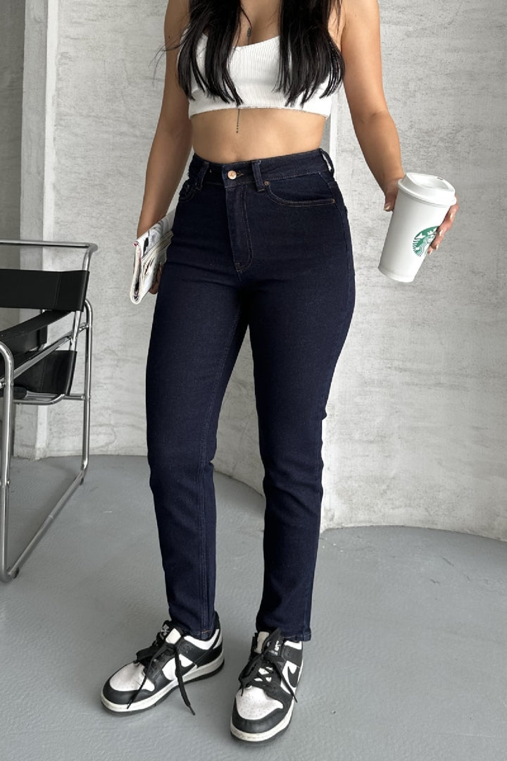 XLJ High Waisted Comfort Slim Ankle Length Jean Mixed - Mount Vernon