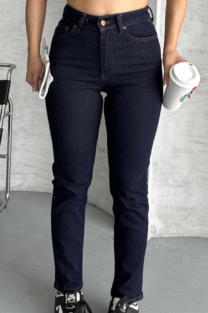 XLJ High Waisted Comfort Slim Ankle Length Jean Mixed - Mount Vernon
