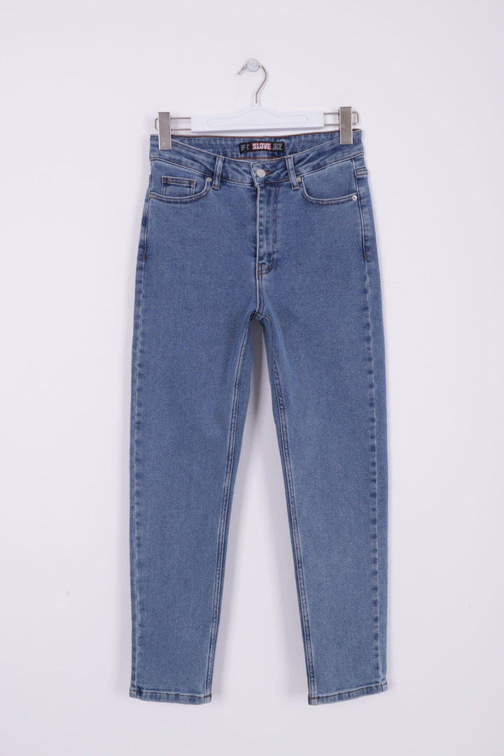 XLJ High Waisted Comfort Slim Ankle Length Jean Mixed - Braine-l’Alleud