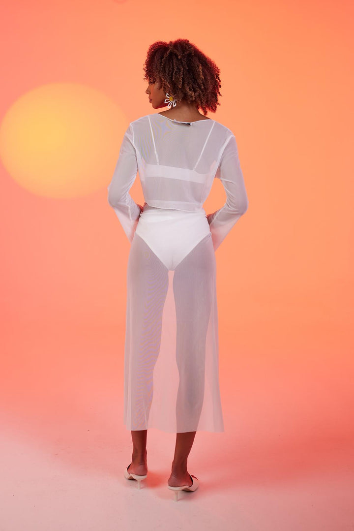 HLLY Women Ringer Pareo Set White - Mandurah