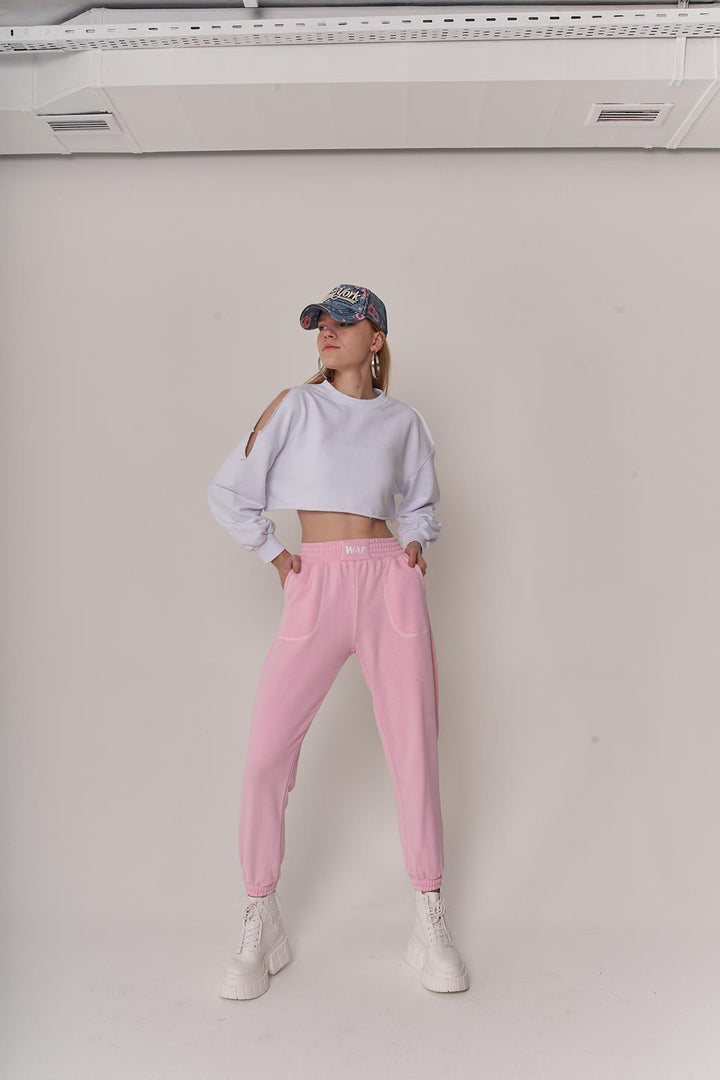 HLLY Women Max Sweatshirt Pink - Saint-Ouen