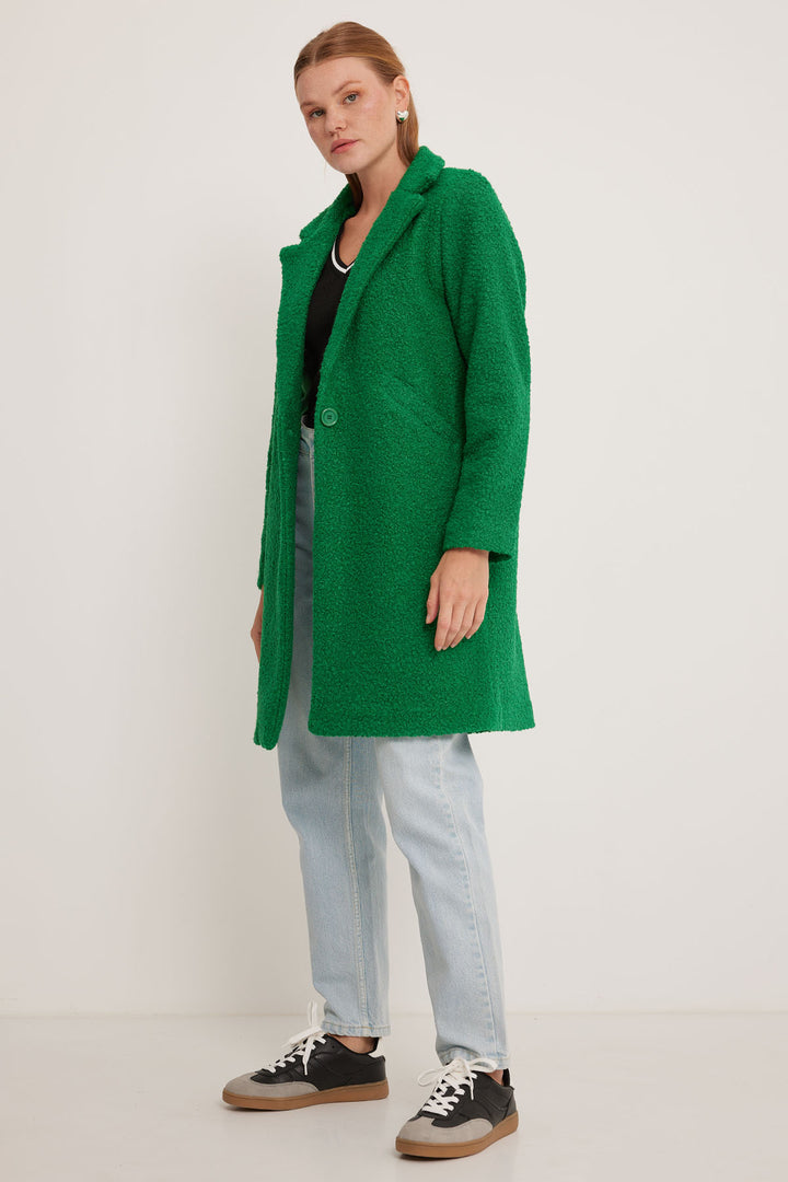 BGD Women Oversized Coat - Green - Avondale