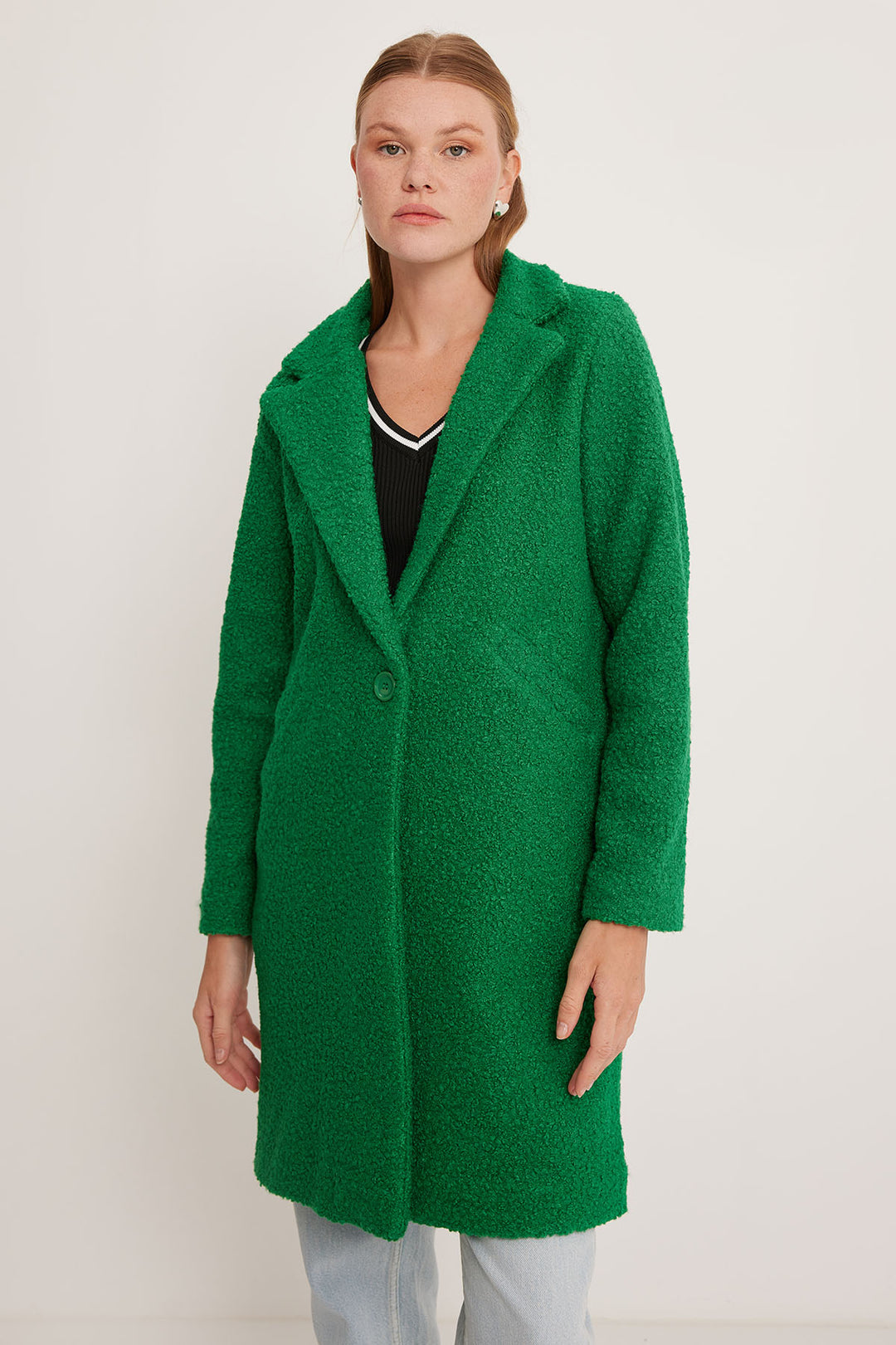 BGD Women Oversized Coat - Green - Avondale