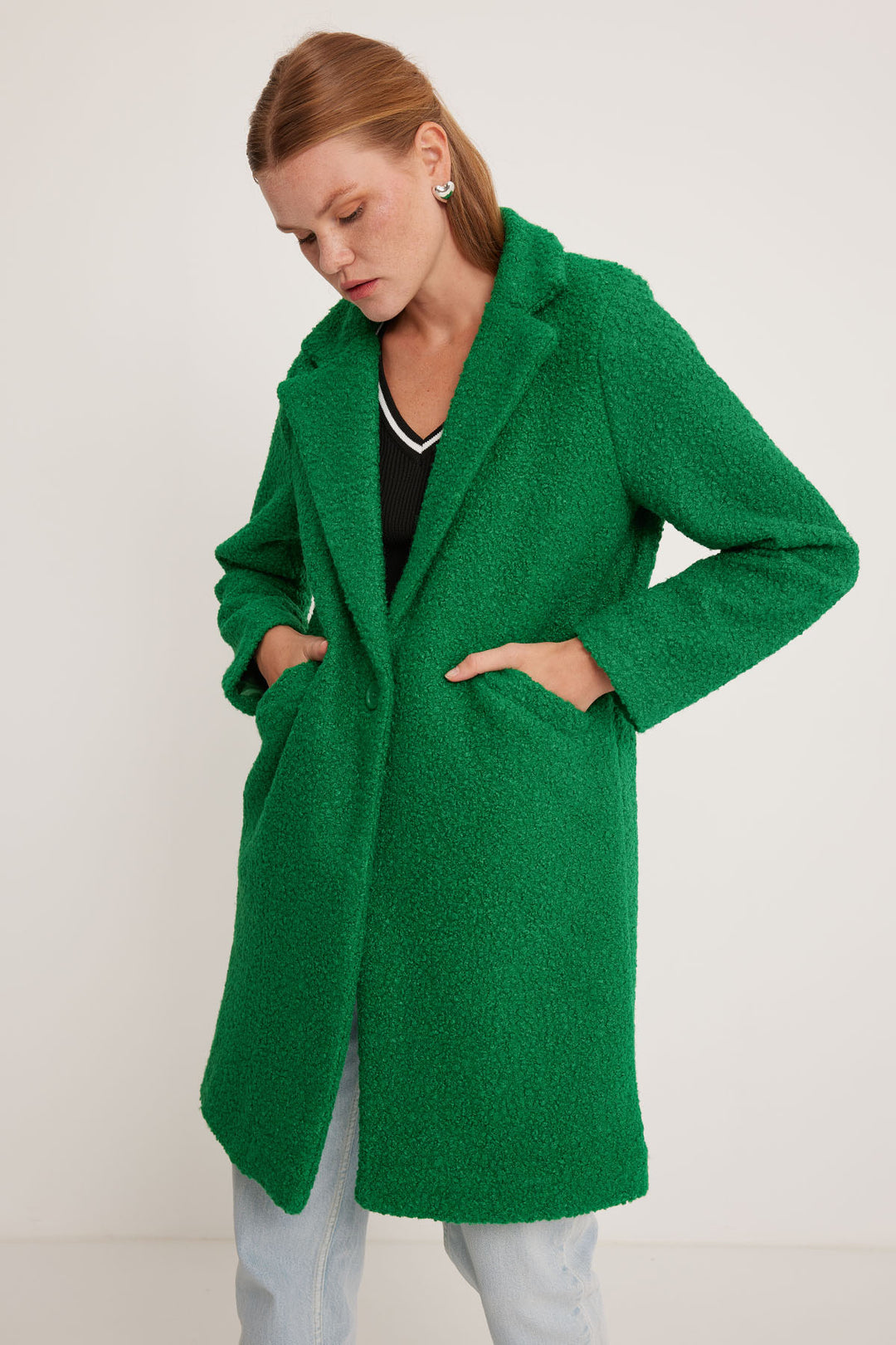 BGD Women Oversized Coat - Green - Avondale