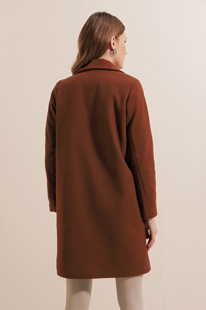 BGD Women Stamp Coat - Dark Brown - Avondale