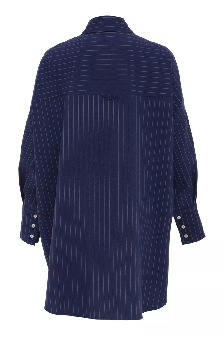 FRV Indigo woven long sleeve long shirt - Mission