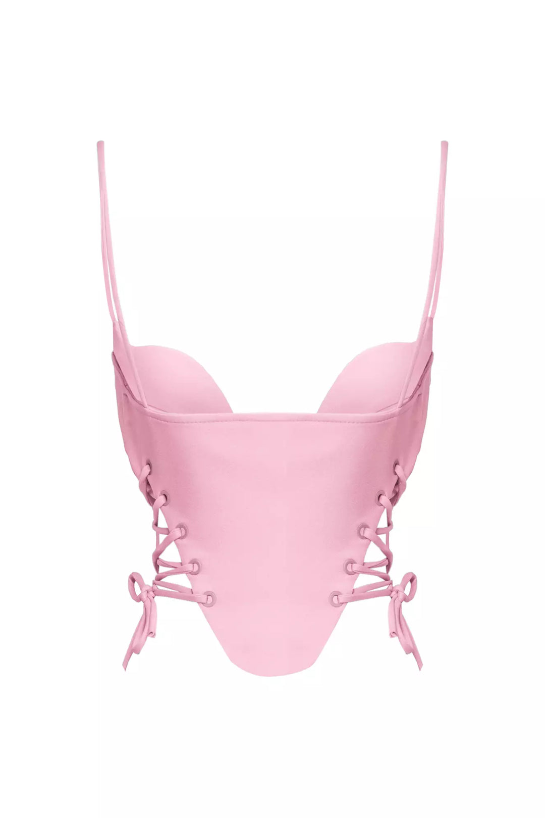 FRV Pink crepe crop top - Pantin