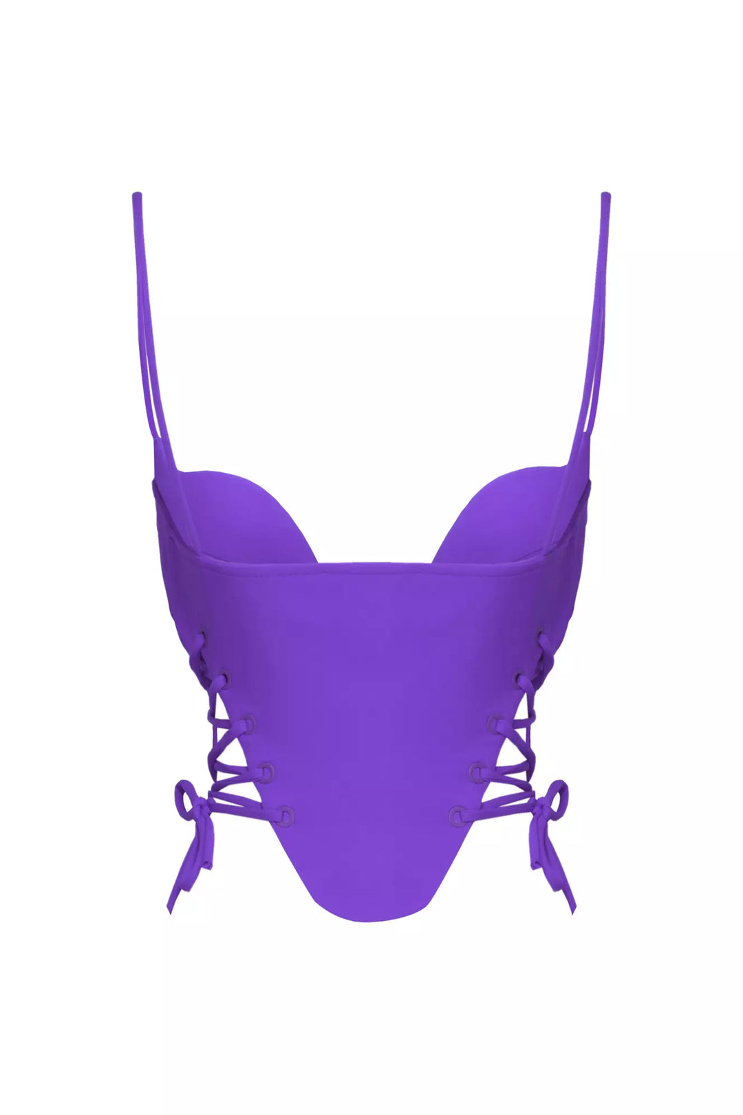 FRV Purple crepe crop top - El Dorado