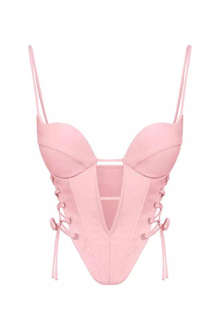 FRV Blush crepe crop top - Salerno